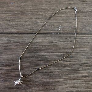Vintage Sliver sea turtle necklace